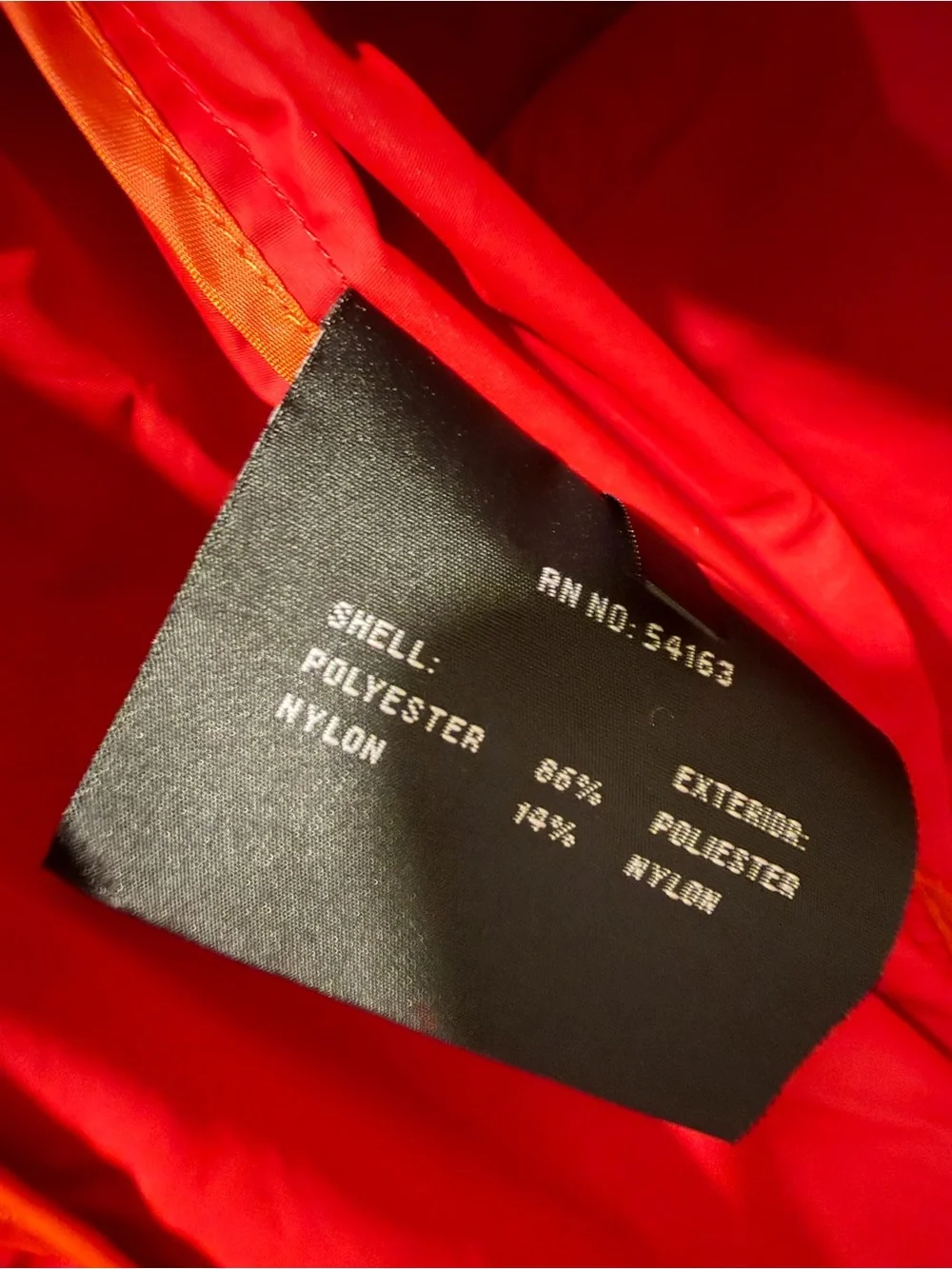 Cole Haan Women's Red Hooded Rain Jacket